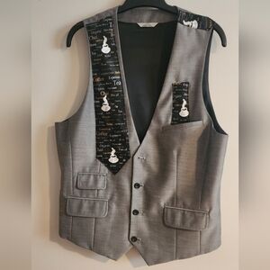 Unique Upcycled Coffee / Tea / Barista  Vest